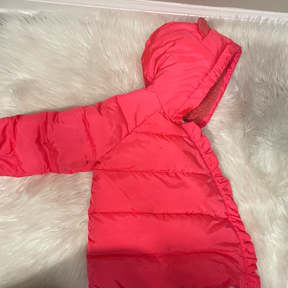 BabyGap Pink Puffer Jacket- 18-24 months